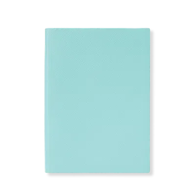 Smythson Soho Notebook In Panama In Blue