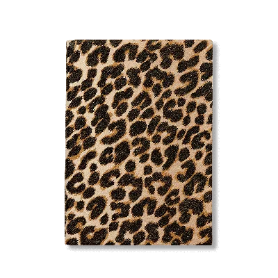 Smythson Soho Notebook In Panama In Leopard