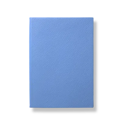 Smythson Soho Notebook In Panama In Nile Blue