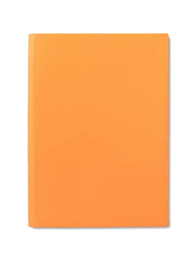 Smythson Soho Notebook In Orange