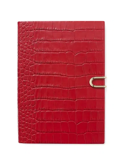 Smythson Soho Notebook In Red
