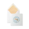 Smythson Spring Bunny Easter Egg Card In White