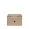 Smythson Stationery Organizer In Panama In Sandstone