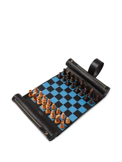 Smythson Strap Chess Roll In Black