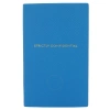 SMYTHSON SMYTHSON STRICTLY CONFIDENTIAL CROSS-GRAIN LEATHER NOTEBOOK IN AZURE