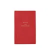 Smythson Travels And Experiences Notebook In Scarlet Red