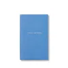 Smythson Tying The Knot Panama Notebook In Nile Blue