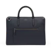 SMYTHSON SMYTHSON ULTRA SLIM BRIEFCASE WITH ZIP FRONT IN LUDLOW