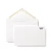 Smythson W Alphabet Correspondence Cards In White