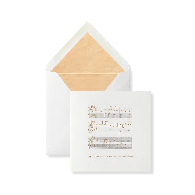 Smythson We Wish You Musical Notes Christmas Card Set