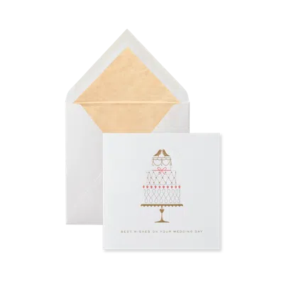 Smythson Wedding Cake Card