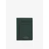 Smythson Womens Panama Leather Card Holder Forest Green
