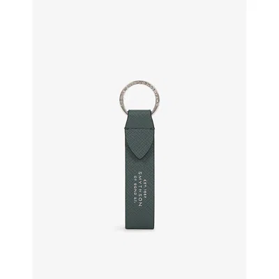 Smythson Womens Leather Strap Keyring