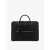 Smythson Womens Ludlow Slim Leather Briefcase Black In Black