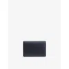 Smythson Womens Navy Ludlow Folded Leather Card Case In Blue