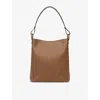 Smythson Womens  Milton Leather Shoulder Bag In Truffle