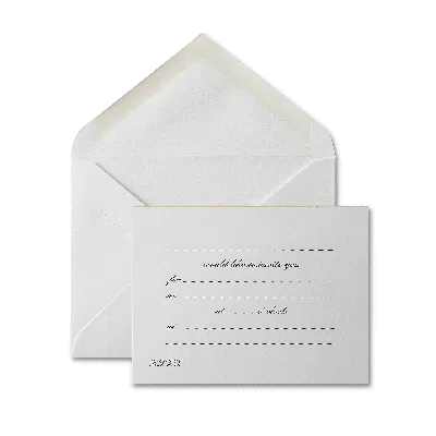 Smythson Would Like To Invite You Invitations In White