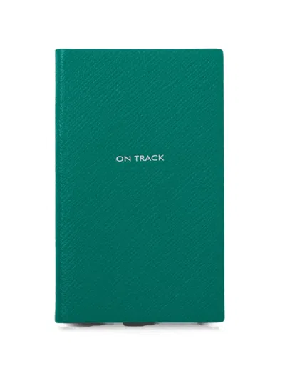 Smythson X Aston Martin Aramco F1® Team Panama Notebook In Green