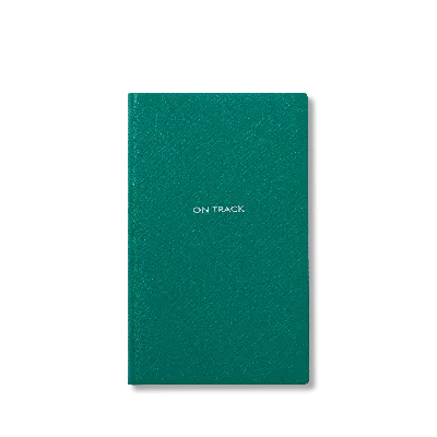 Smythson X Aston Martin Aramco F1® Team Panama Notebook In Green