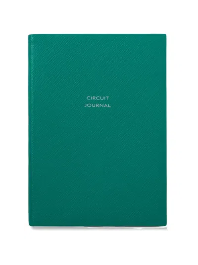 Smythson X Aston Martin Aramco F1® Team Soho Circuit Journal In Green