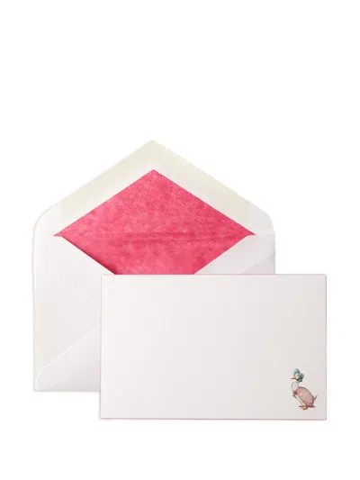 Smythson X Peter Rabbit And Friends Correspondence Cards In White