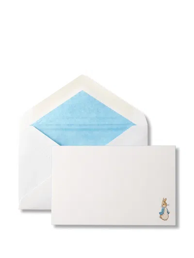 Smythson X Peter Rabbit And Friends Correspondence Cards In White