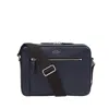 Smythson Zip Crossbody Bag In Ludlow In Navy