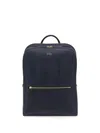 Smythson Zip-around Leather Backpack In Black