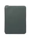 Smythson 지퍼 쓰기 폴더 In Green