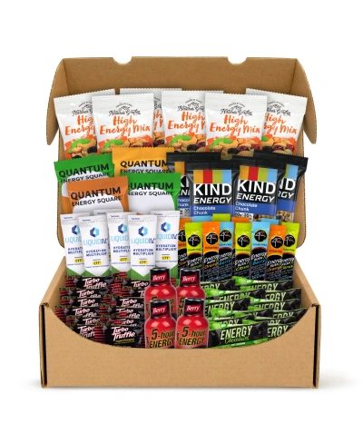 Snackboxpros Energy Boost Snack Box, 60 Pieces In No Color