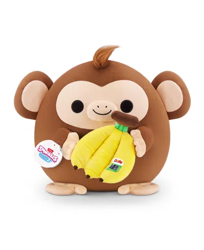 Snackles Kids' Zuru Large Monkey And Dole Banana Soft Plush Toy In No Color