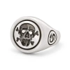 Snake Bones Jolly Roger Skull & Bones Signet Ring