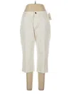 Snap Casual Pants In White