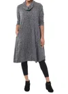 Snapdragon & Twig Long Sleeve Long Dress In Canyon Squiggle In Multi