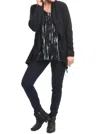 Snapdragon & Twig Ryder Cardigan In Black In Black