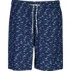 Snapper Rock Little Boy's & Boy's Taking Flight Blue Swell Board Shorts In Navy Light Blue