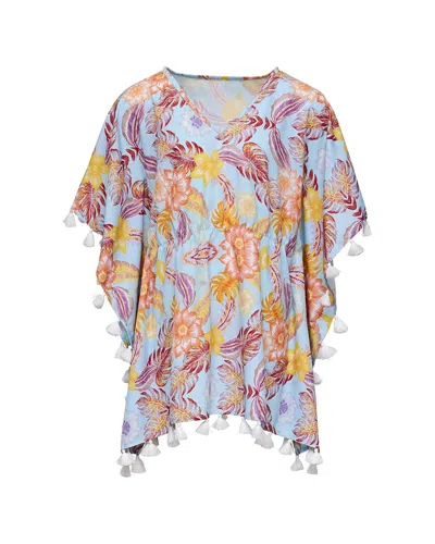 Snapper Rock Kids' Boho Tropical Cover-up In Multi