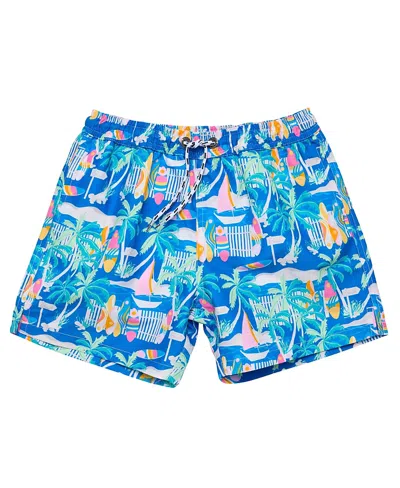 Snapper Rock Boys' Breakwater Beach Swim Short - Little Kid, Big Kid In Blue