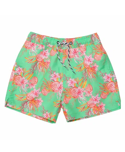 SNAPPER ROCK BOYS' COASTAL SHELLS SUSTAINABLE SWIM SHORT - LITTLE KID, BIG KID