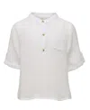 Snapper Rock Boys' Frankie White Resort Shirt - Little Kid, Big Kid In White