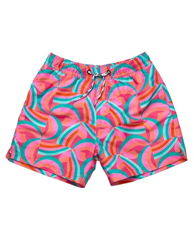SNAPPER ROCK UNISEX GEO MELON SUSTAINABLE SWIM SHORT