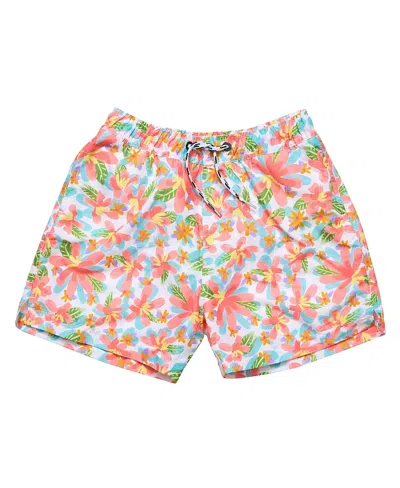 SNAPPER ROCK UNISEX HAWAIIAN LUAU SUSTAINABLE SWIM SHORT