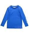 Snapper Rock Unisex Marine Blue Long Sleeve Rash Top In Blue
