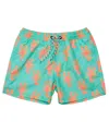 Snapper Rock Boys' Ocean Clawed Swim Short - Little Kid, Big Kid In Green