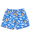 Snapper Rock Boys' Shark Squad Swim Short - Little Kid, Big Kid In Blue
