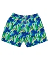 Snapper Rock Toddler, Child Toucan Jungle Sustainable Swim Short In Green