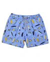 Snapper Rock Unisex Turtle Break Swim Short In Blue