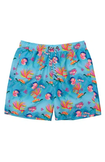 Snapper Rock Comfort Lined Sustainable Swim Short In Blue