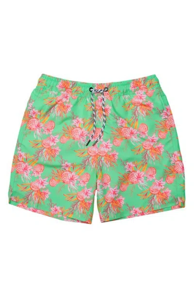 Snapper Rock Comfort Lined Sustainable Swim Short In Green