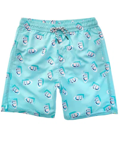 Snapper Rock Float Your Boat Swim Short In Blue